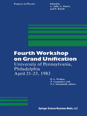 cover image of Fourth Workshop on Grand Unification